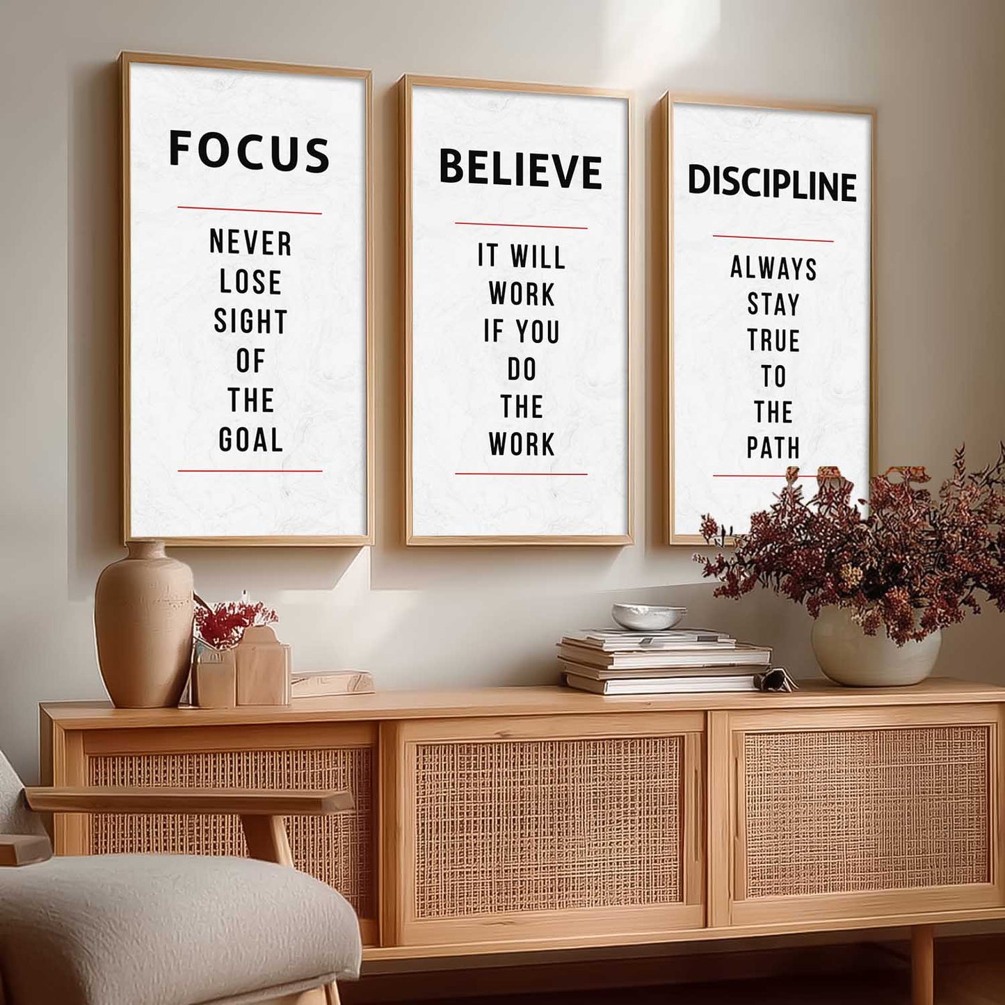 Motivational Wall Art Framed Prints, Decorative Wall Art
