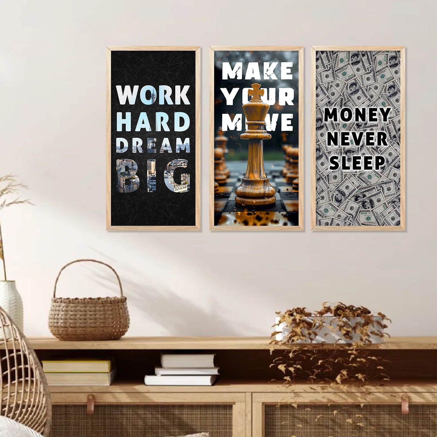 Motivational Wall Art Framed Prints, Decorative Wall Art