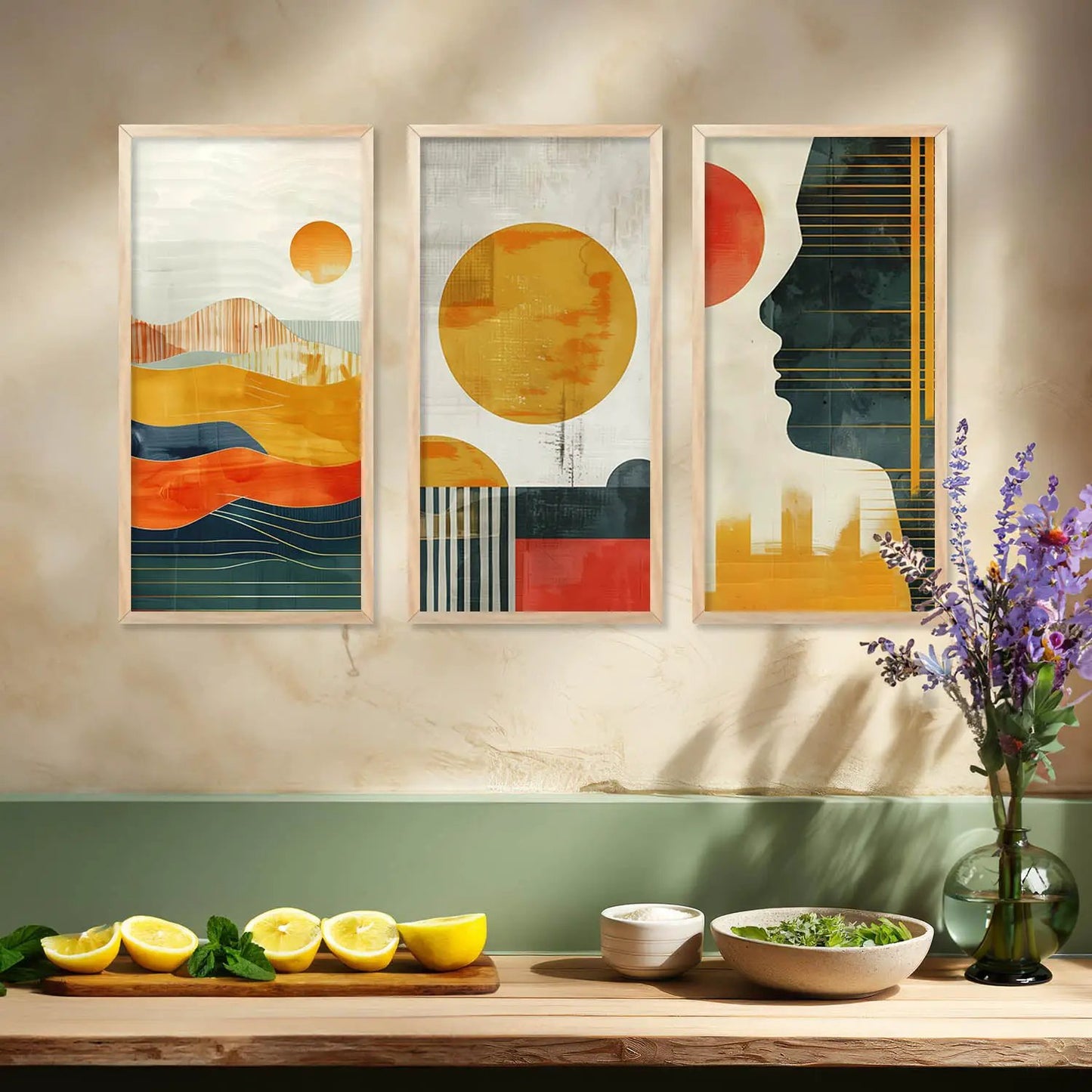 Abstract Wall Art Home Decor Living Room , Decorative Wall Prints