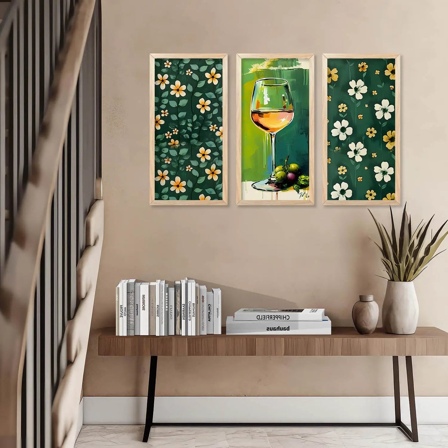 Floral Wall Art Home Decor Living Room , Decorative Wall Prints