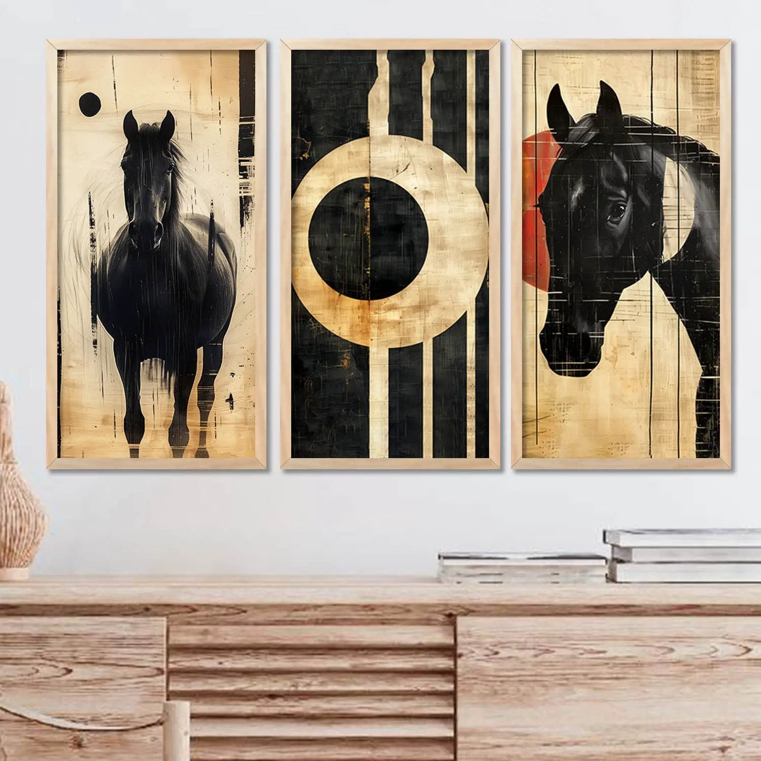 Abstract Horace Wall Art Home Decor Living Room , Decorative Wall Prin ...