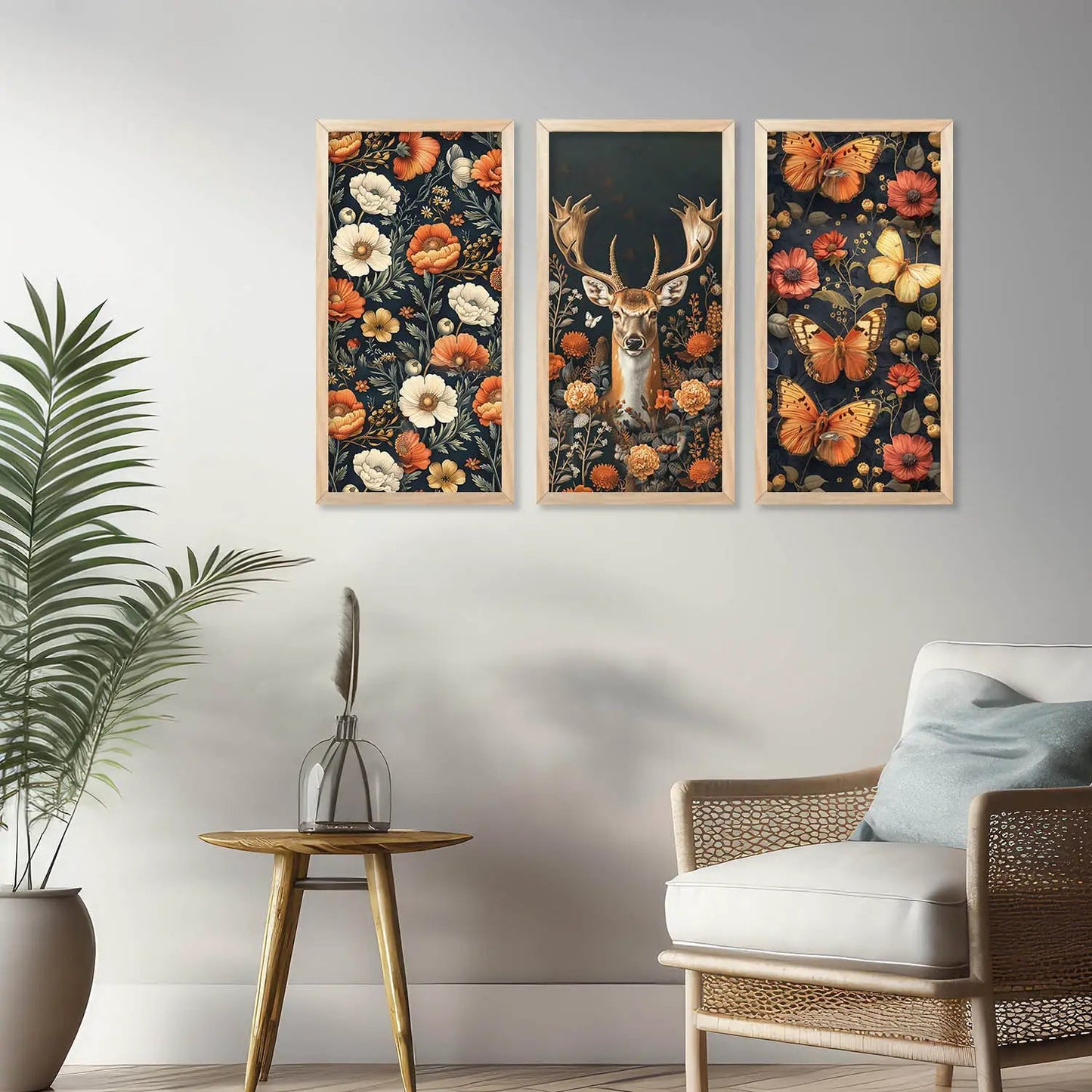 Floral Wall Art Home Decor Living Room , Decorative Wall Prints