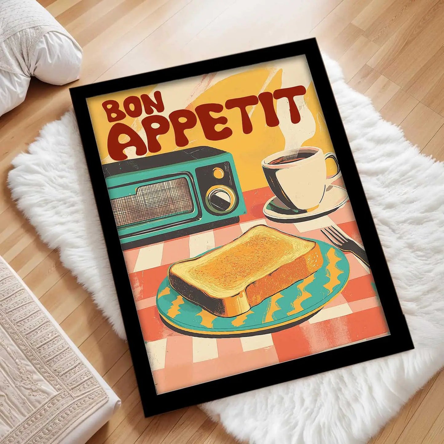 Restaurant Theme Wall Posters with Frame