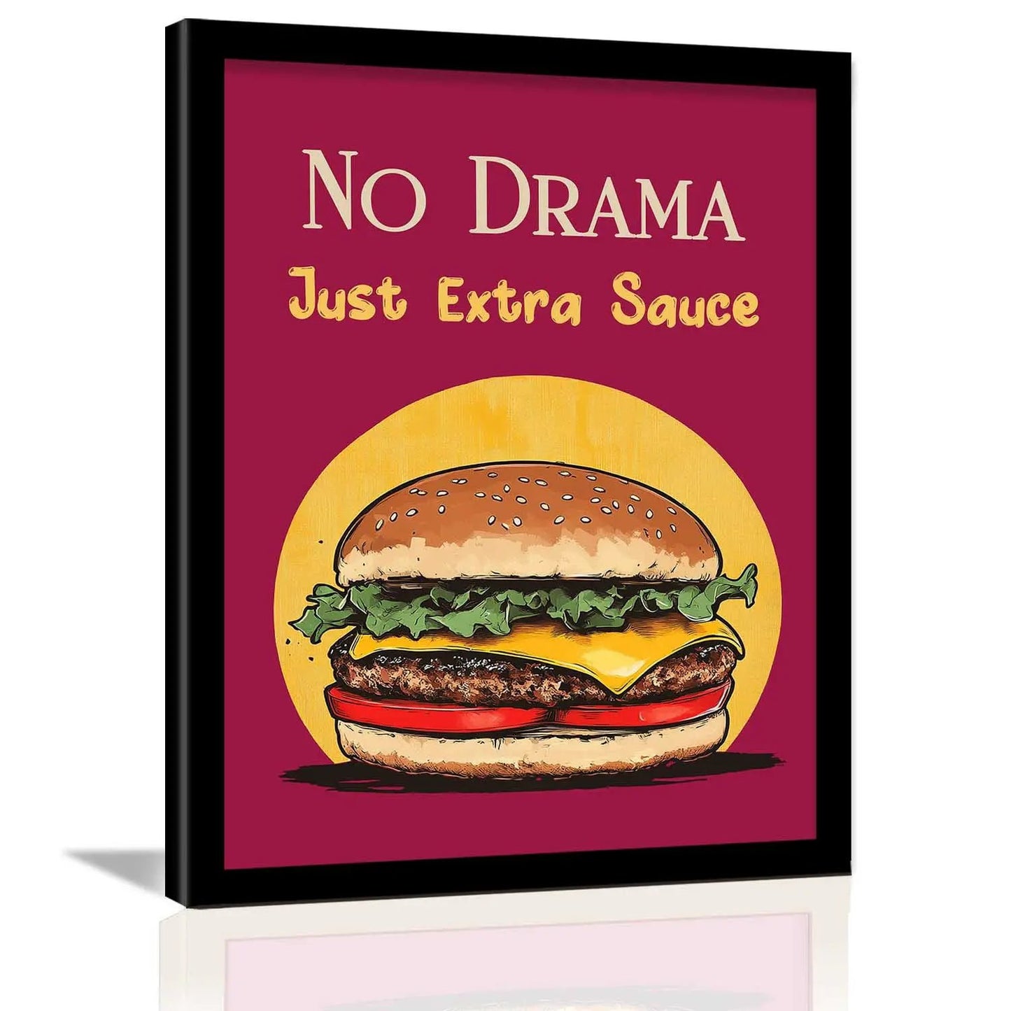 Restaurant Theme Wall Posters with Frame