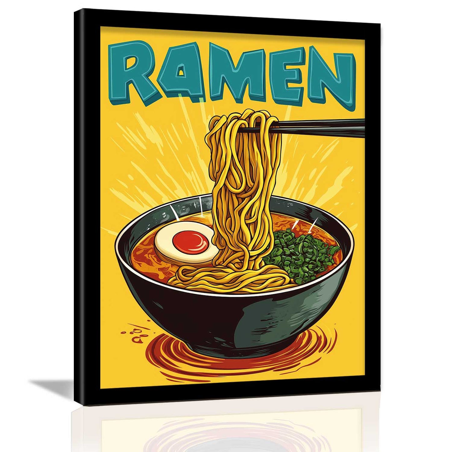 Restaurant Theme Wall Posters with Frame