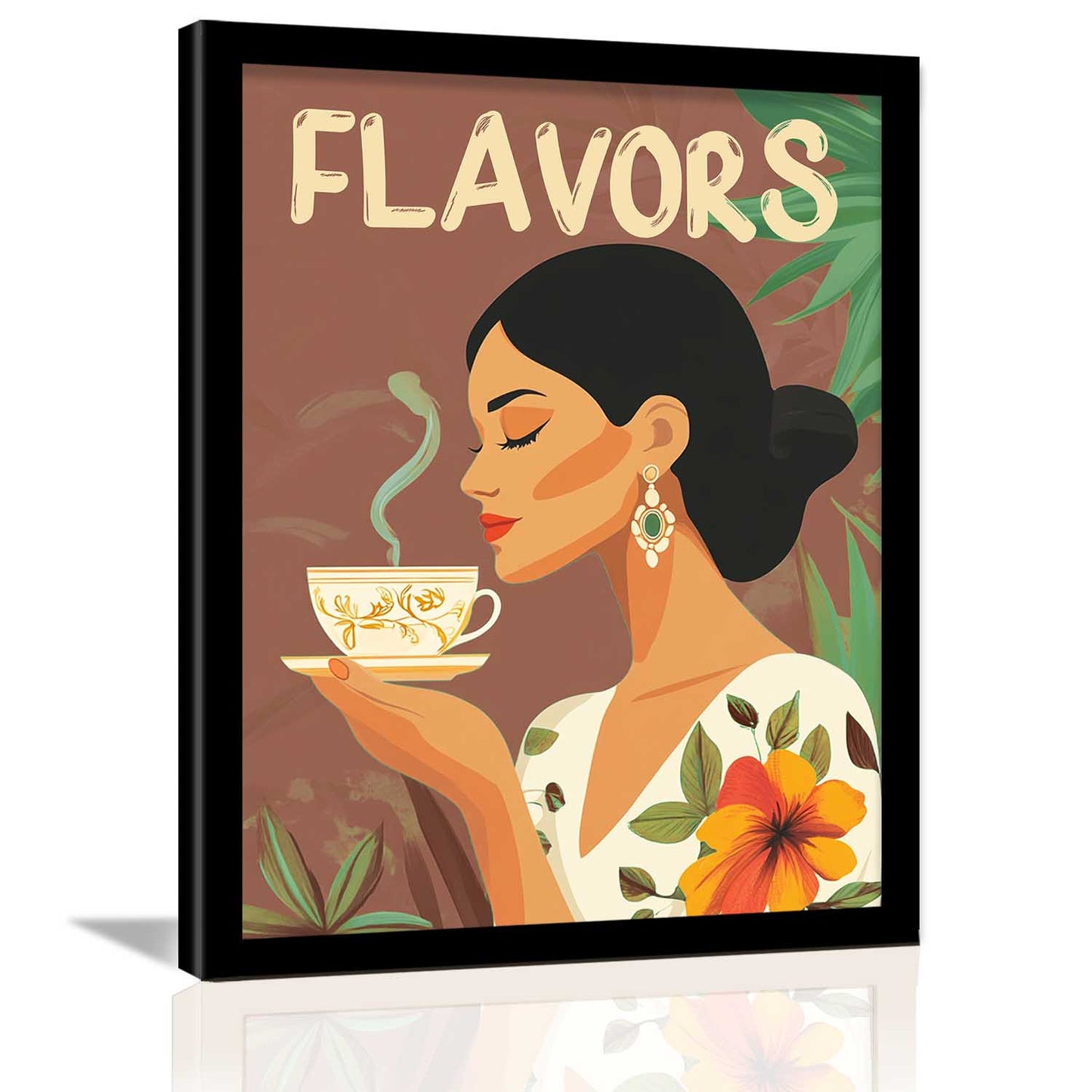 Restaurant Theme Wall Posters with Frame