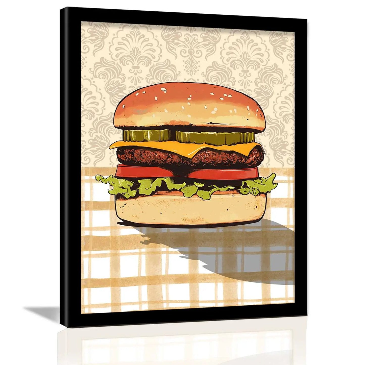 Restaurant Theme Wall Posters with Frame