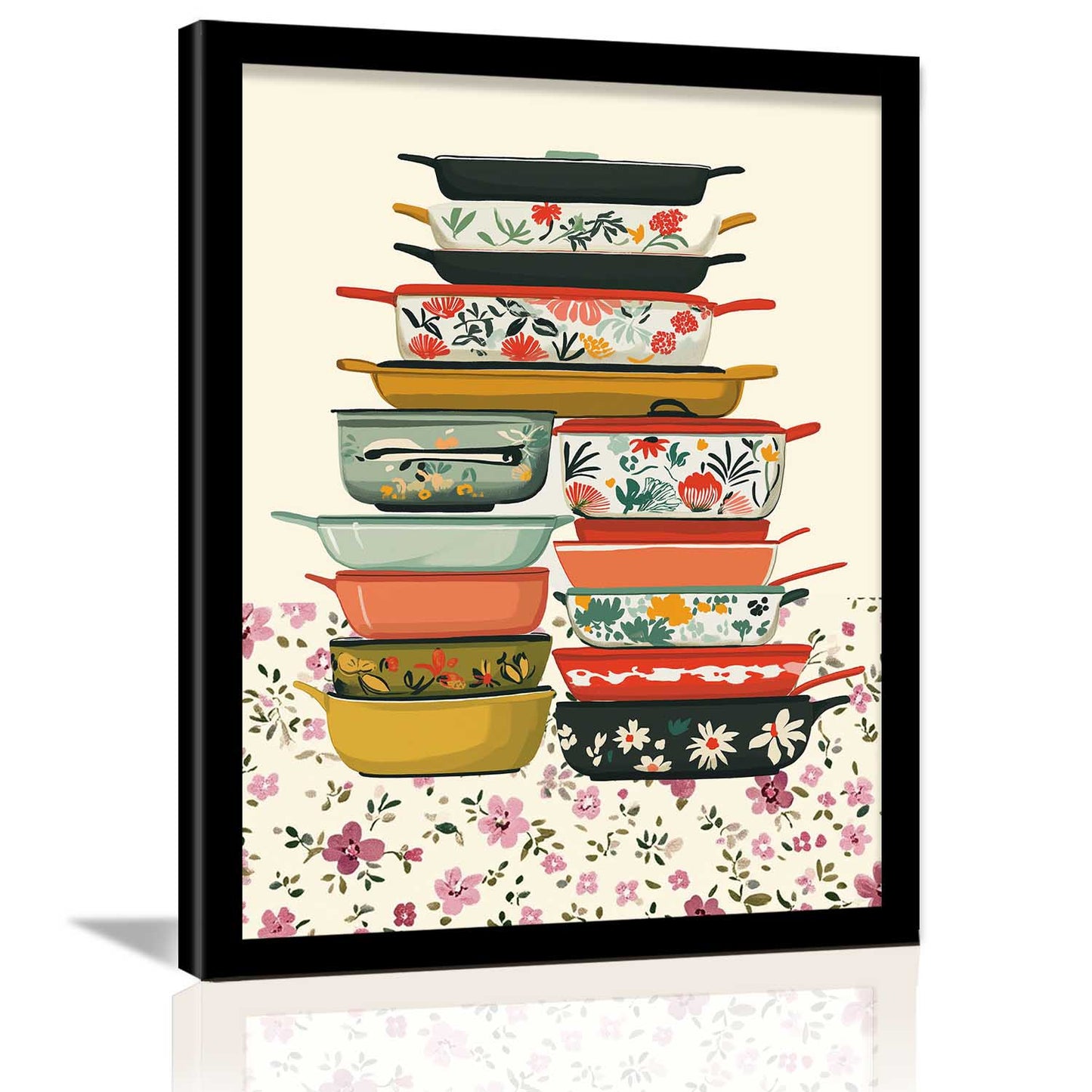 Restaurant Theme Wall Posters with Frame