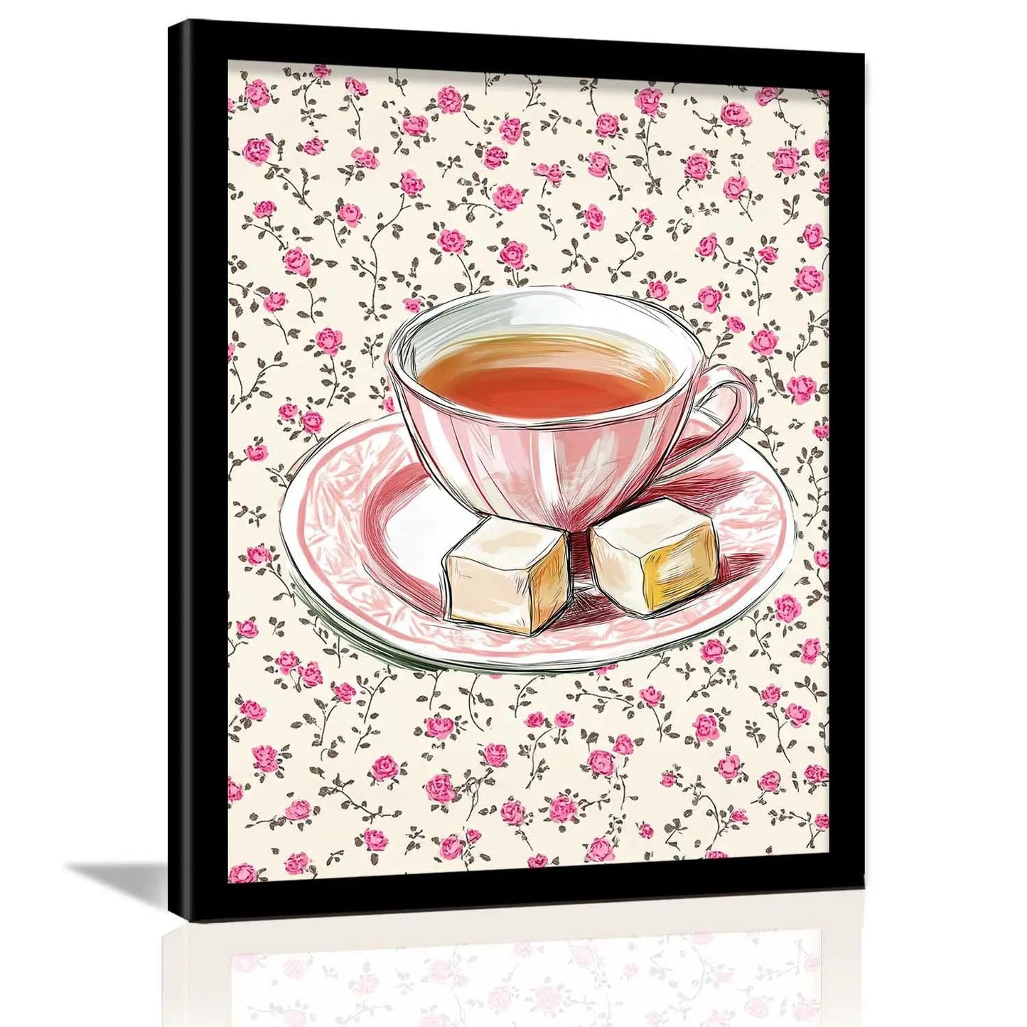 Restaurant Theme Wall Posters with Frame