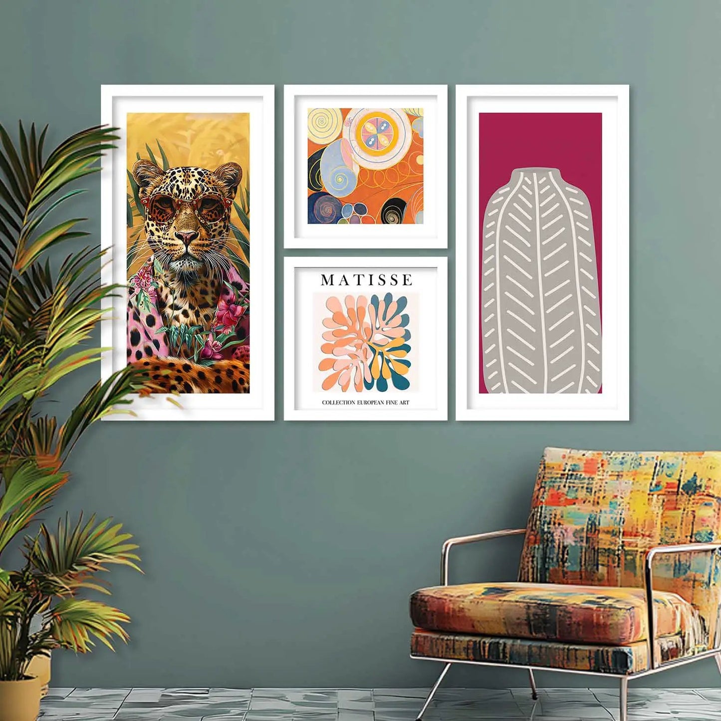 kotart Modern Big Size Art Home Decoration Painting Abstract Paintings With Frame For Living Room Bed Room Hotel Wall Décor