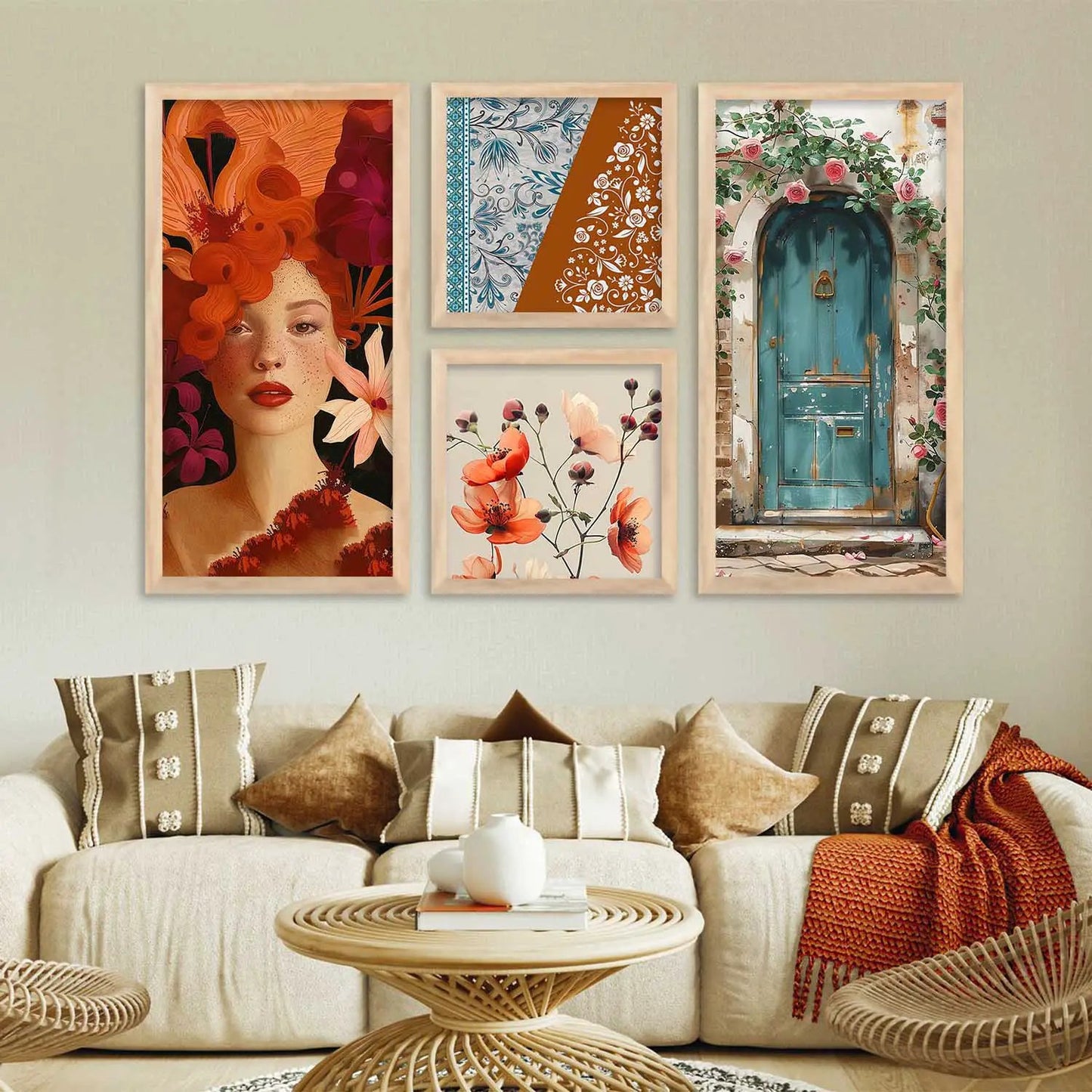 kotart Modern Art Home Decoration Painting Abstract Paintings With Frame For Living Room Bed Room Hotel Wall Painting