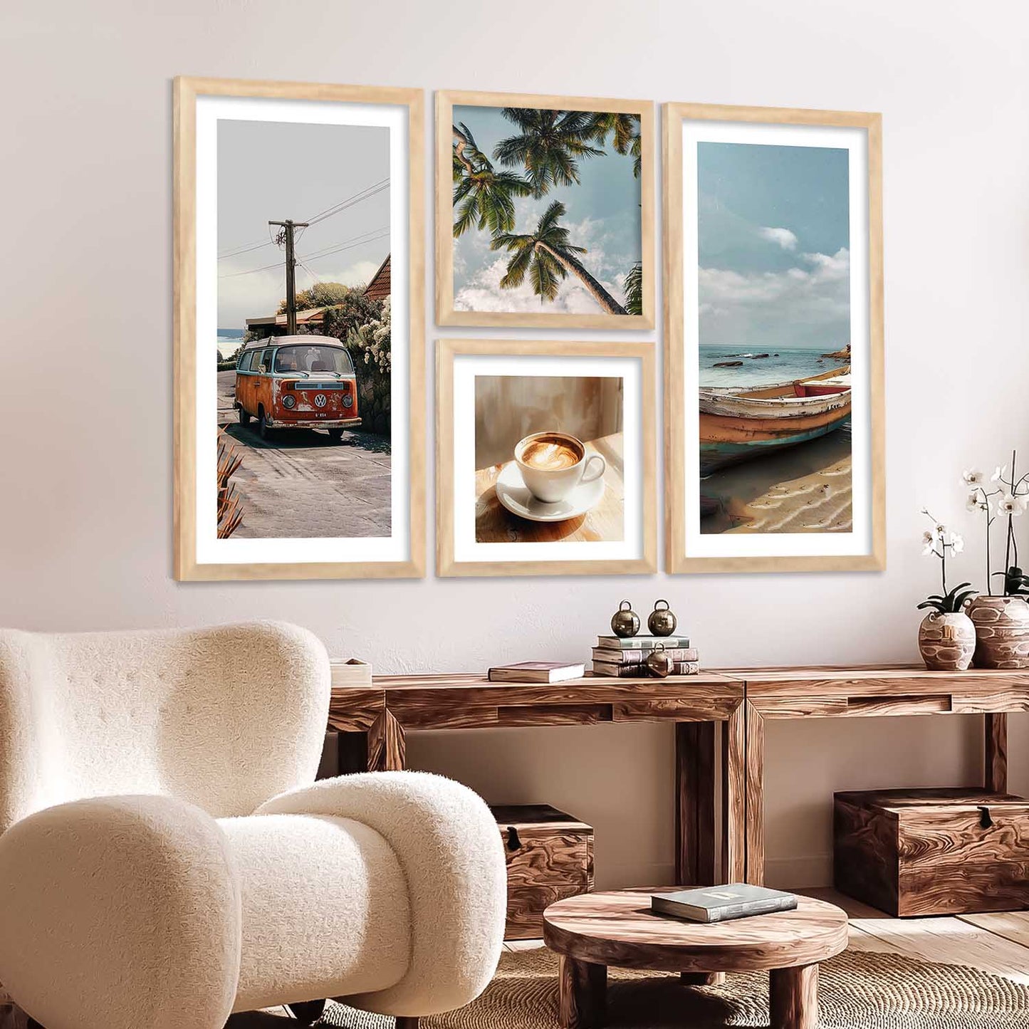 kotart Decorative Modern Wall Art Home Dacor travel Painting poster With Frame For Living Room Bed Room Hotel Wall Decor