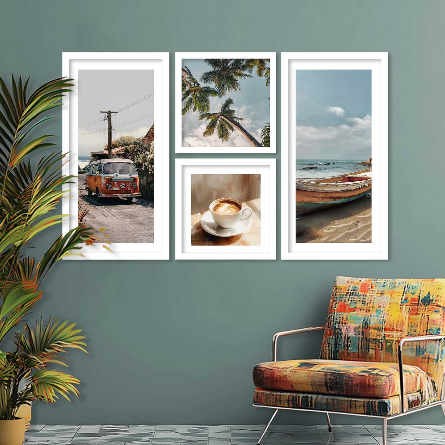 kotart Home Dacor Travel Painting Decorative Modern Big Size Wall Art poster With Frame For Living Room Bed Room Hotel Wall Decor