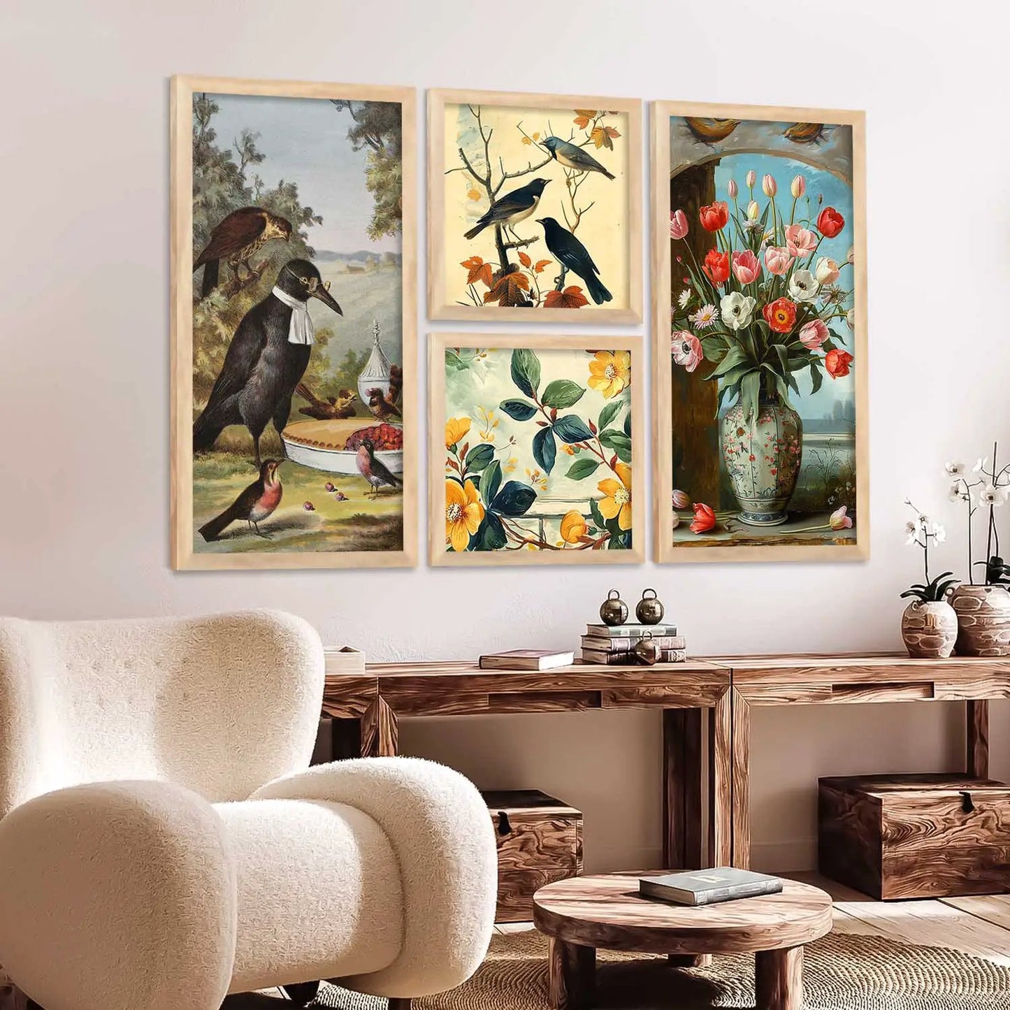 kotart Decorative Modern Wall Art Home Dacor Abstract Painting poster With Frame For Living Room Bed Room Hotel Wall painting