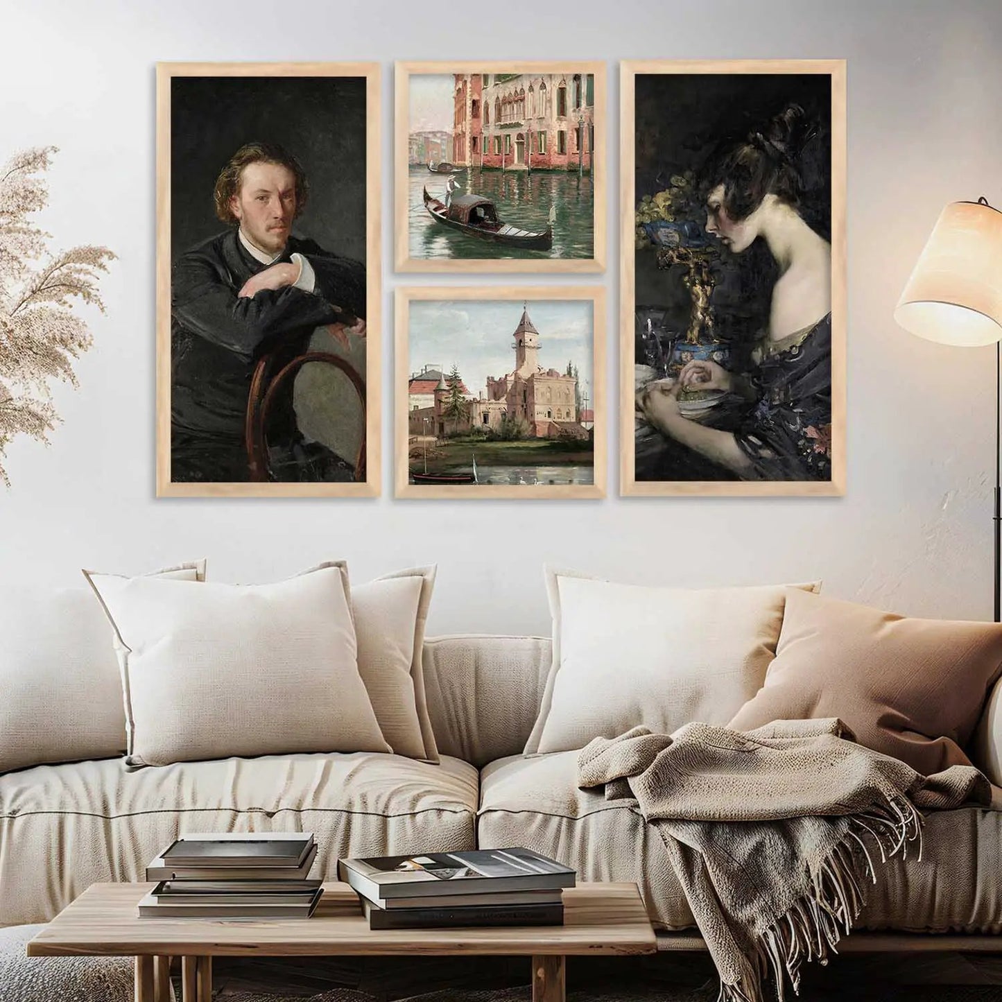 kotart Modern Big Size Art Home Decoration Painting Abstract Paintings With Frame For Living Room Bed Room Hotel Wall Decor