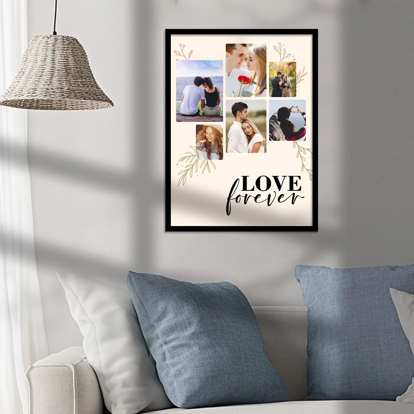 Customized Gifts for Men & Women – Personalized Photo Frame for Husband Birthday Special, Wife Anniversary Gift, Sister Birthday Gift, Useful Gift for Couples, Parents, Family – Perfect Marriage Anniversary, Wedding