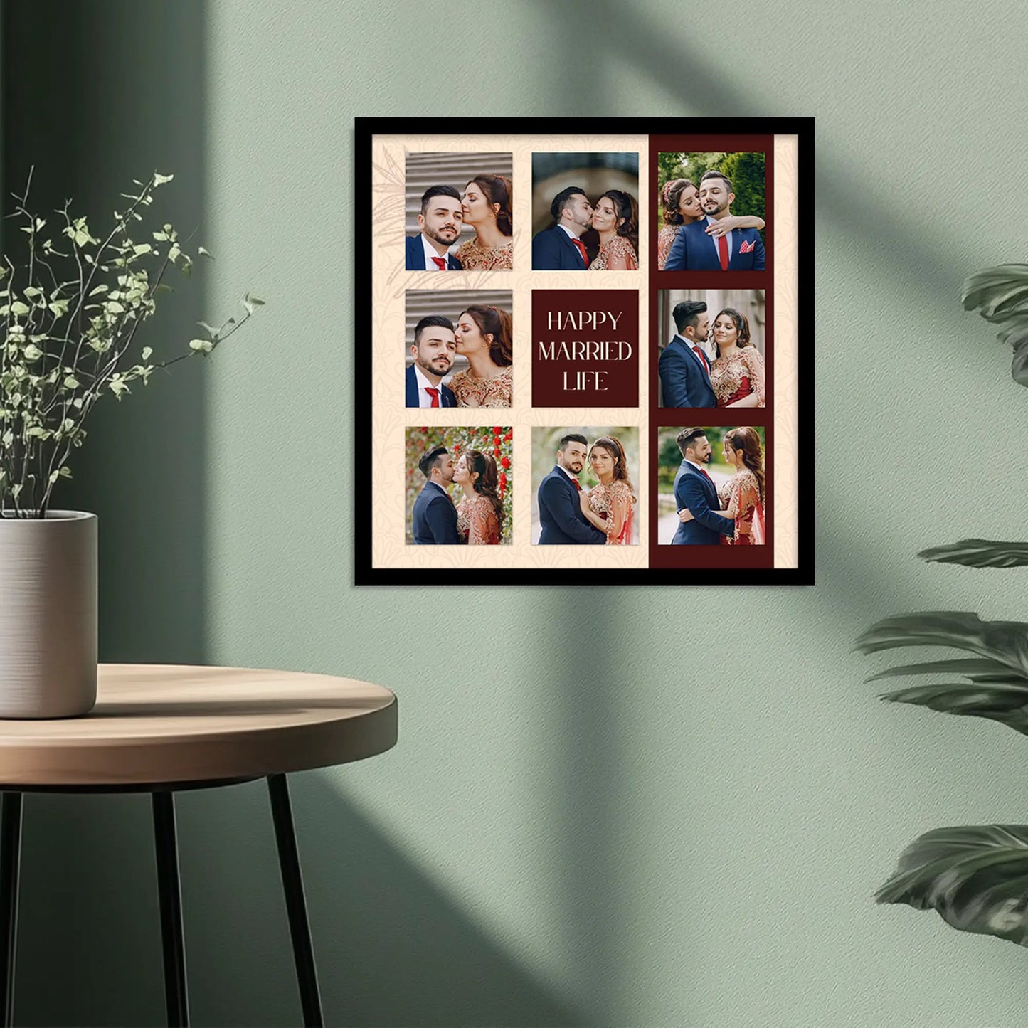 Customized Gifts for Men & Women – Personalized Photo Frame for Husband Birthday Special, Wife Anniversary Gift, Sister Birthday Gift, Unique Customized Photo Gift, Useful Gift Ideas for Couples, Parents, Family