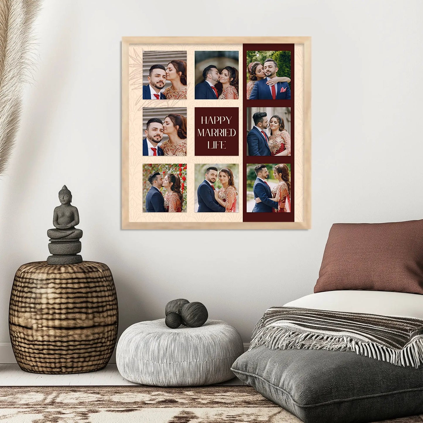 Customized Gifts for Men & Women – Personalized Photo Frame for Husband Birthday Special, Wife Anniversary Gift, Sister Birthday Gift, Unique Customized Photo Gift, Useful Gift Ideas for Couples, Parents, Family