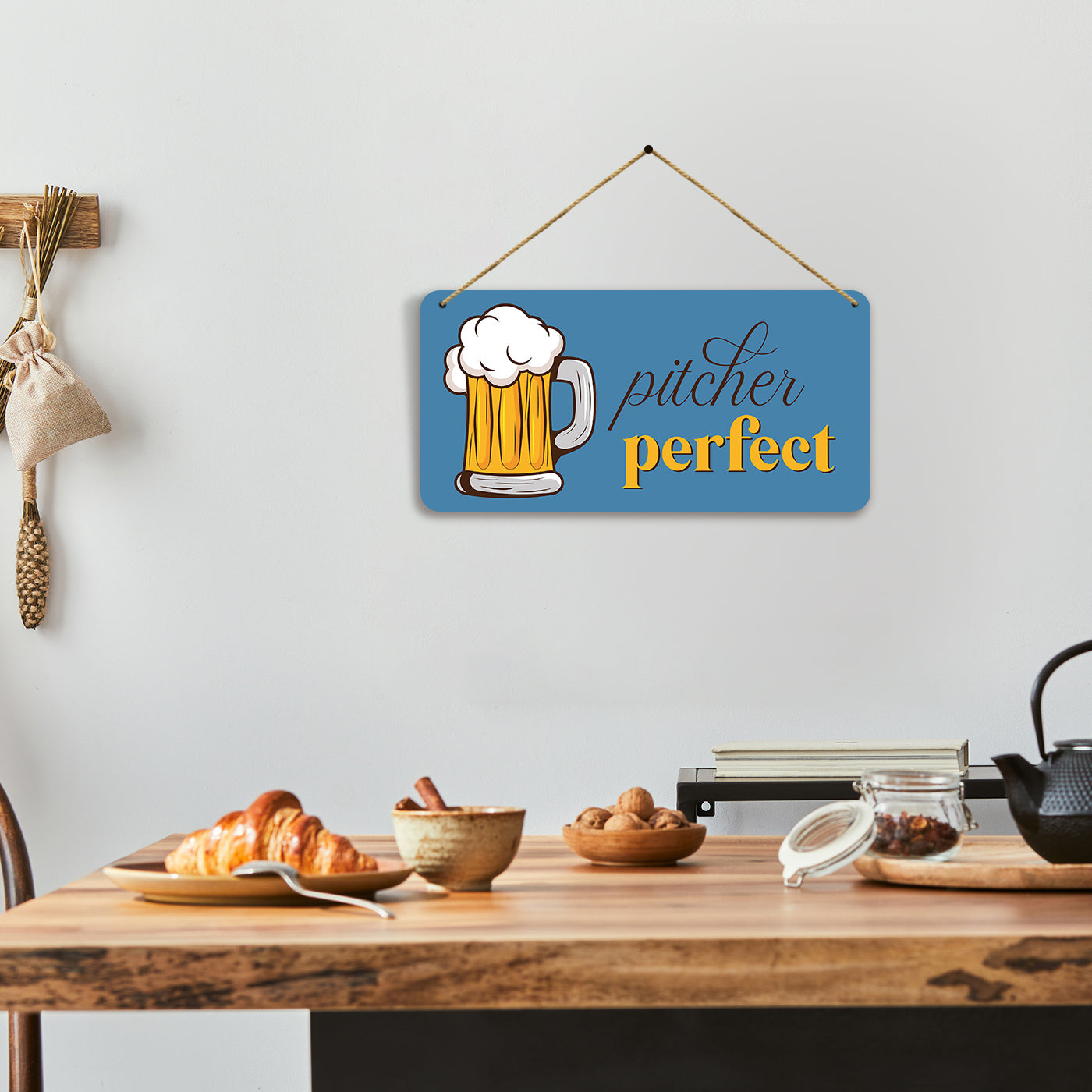 Kitchen Quotes Wall Hangings for Kitchen Wall Decoration - MDF Wood Decorative Wall Hangings-Kotart