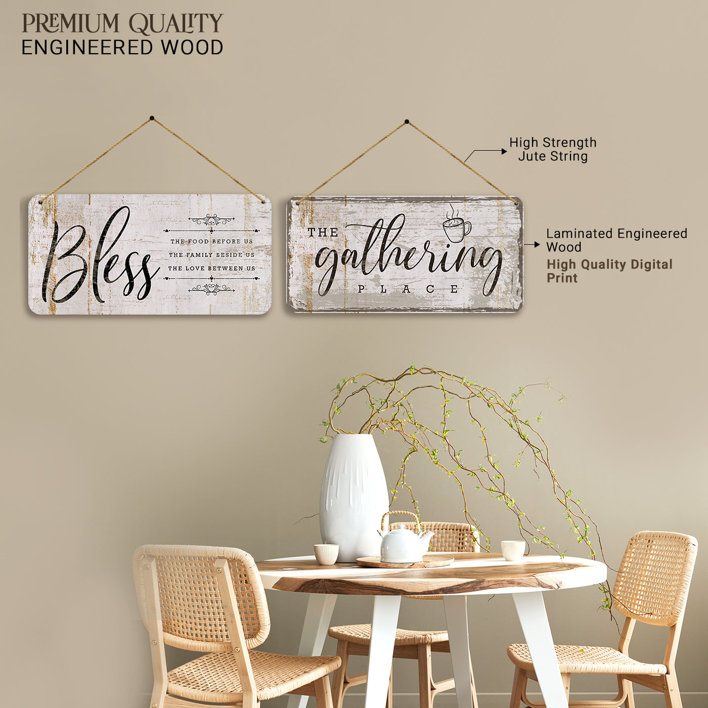 Wall Hangings for Kitchen Restaurant Cafe Wall Decor