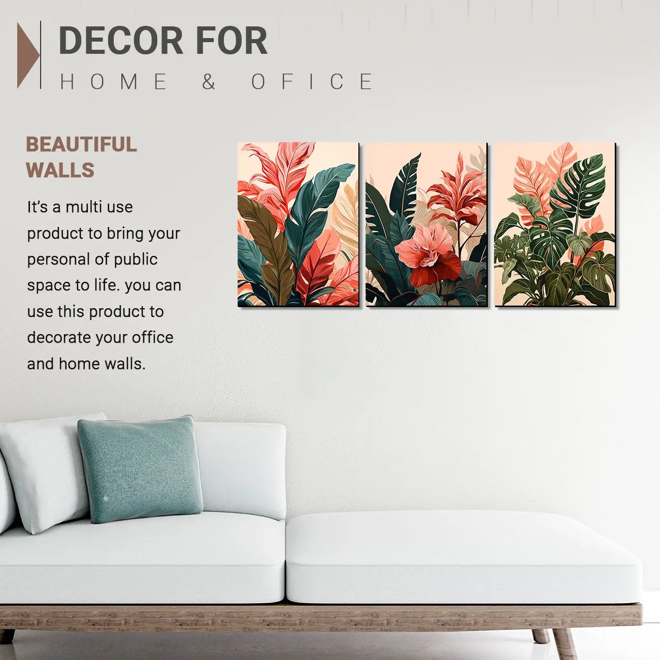 Vibrant Nature Art for Home and Office Decor - Modern Art for Living Room Walls Decor