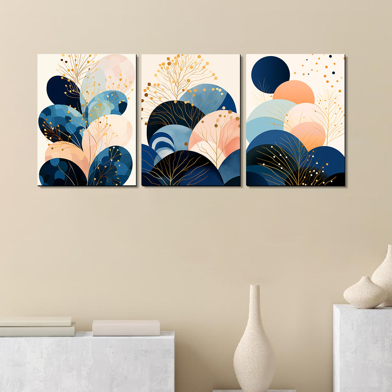 Abstract Art for Home and Office Decor - Modern Art for Living Room Walls Decor