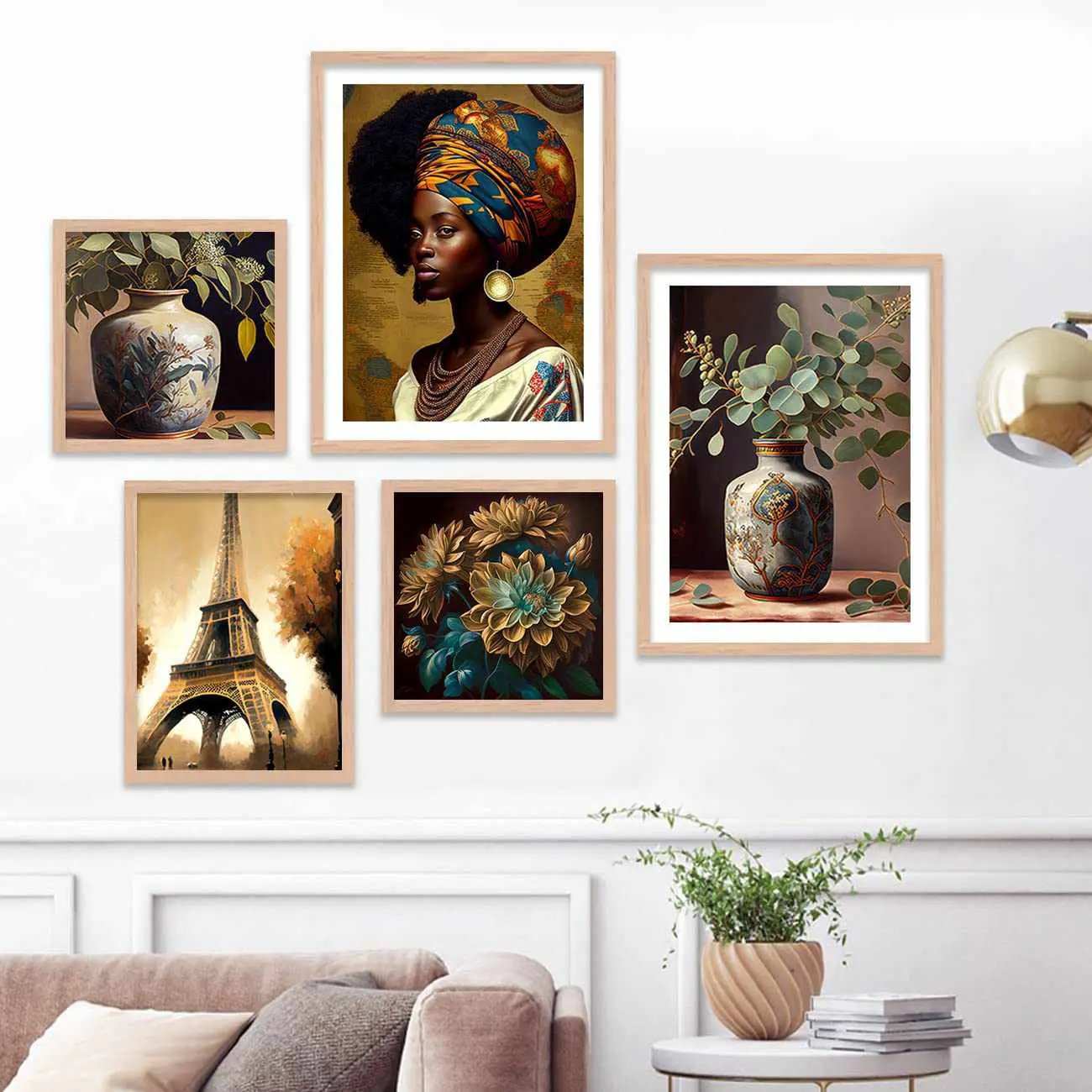 Abstract Modern Art Prints for Gallery Wall-Kotart