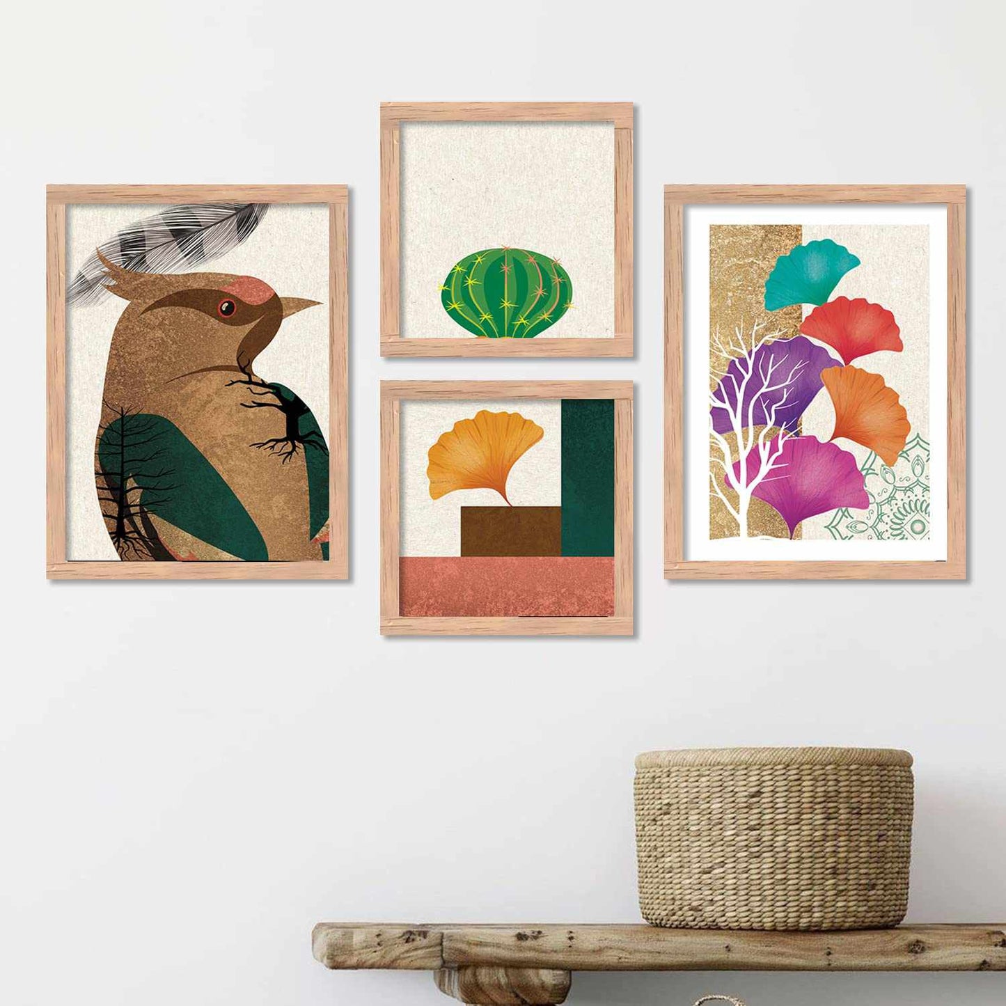 Big Size Modern Art Wall Paintings with Frame-Kotart