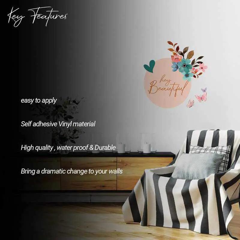 Colorful Flowers Printed Wall Stickers / Decals-Kotart