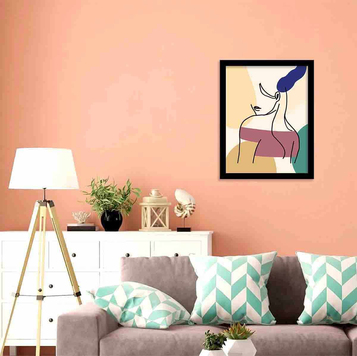 Contemporary Art with Frame - Minimal Wall Art Poster-Kotart