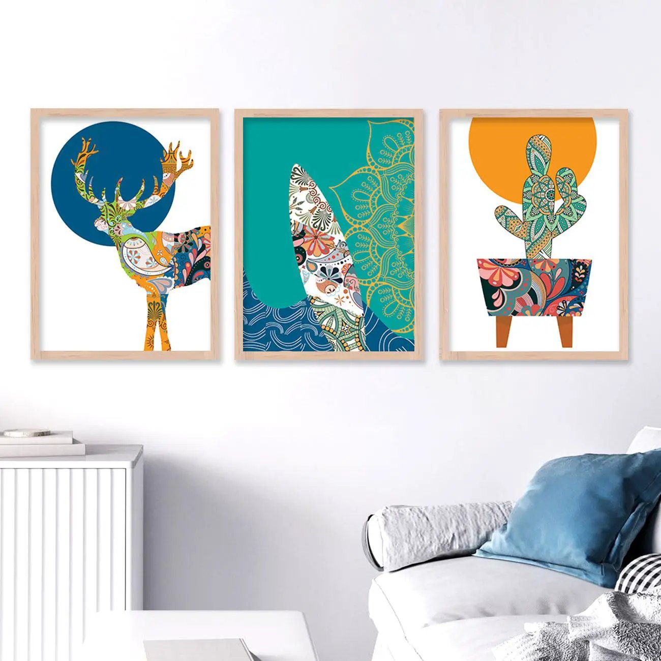 Contemporary Minimalistic Combos - Wall Art for Modern Interiors-Kotart
