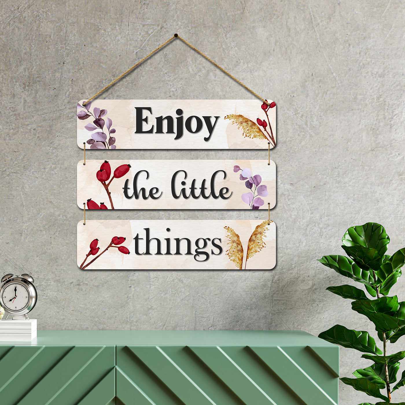 Cute Quotes MDF Wood Wall Hanging for Entryway Living Room Kids Room Bedroom Wall Decor-Kotart
