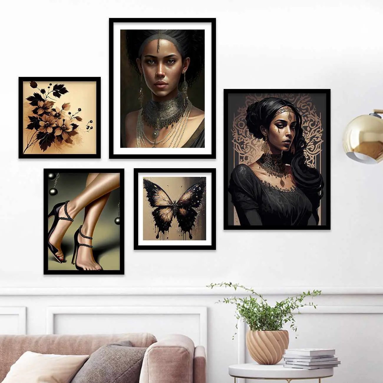 Fashion Wall Decor Posters for Salon Parlor Studio Home Wall Decor - Gallery Wall Frame-Kotart
