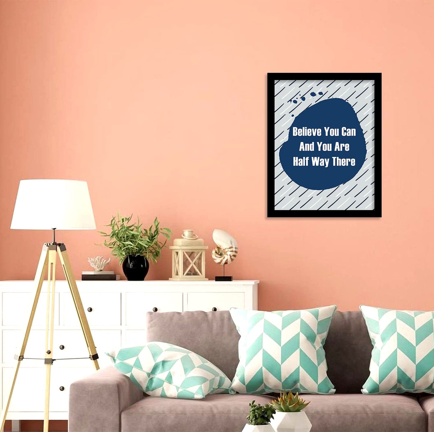 Framed Motivational Quotes for Wall Decor-Kotart