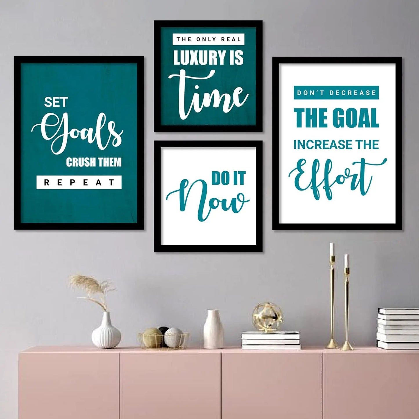 Framed Quotes Posters for Wall Decor-Kotart