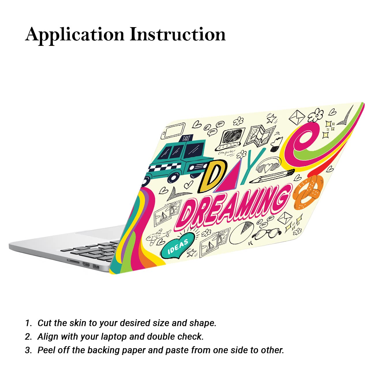 Funky Laptop Decal Upto 15.6 inch-Kotart