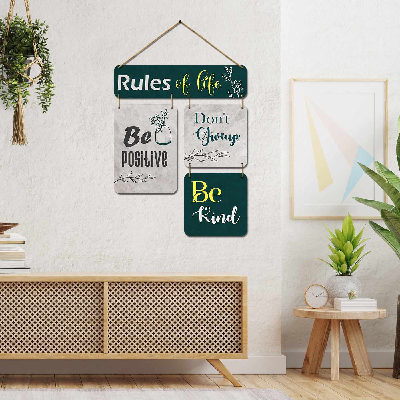 Inspirational Quotes MDF Wood Wall Hanging for a Motivating and Encouraging Home Decor-Kotart