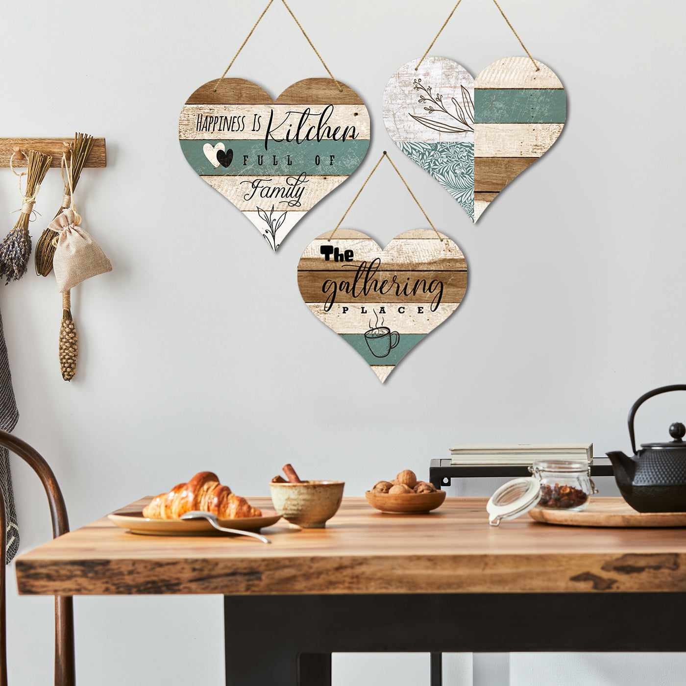 Kitchen Sign MDF Wood Wall Hanging for Kitchen and Restaurant Wall Decor-Kotart