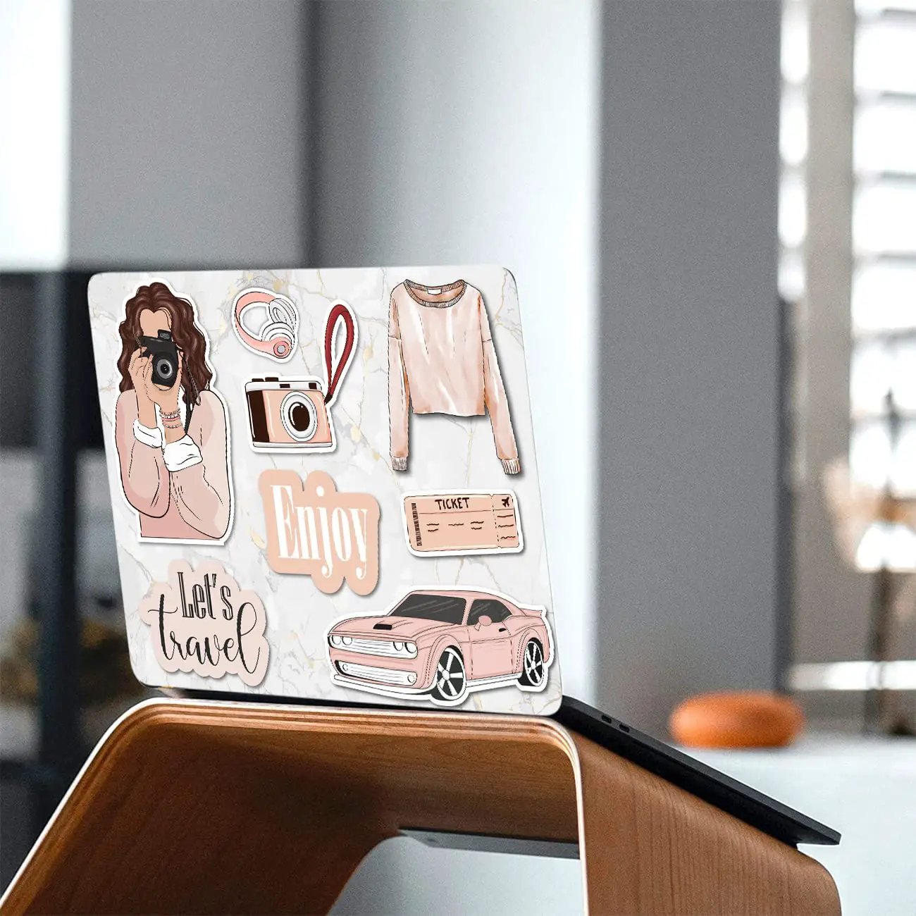 Kotart Vinyl Laptop Decals for All Laptops Upto 15.6 inch - Self Adhesive Motivational Quotes Printed Laptop Skins / Stickers / Decals for HP Apple Acer Asus Dell LG and All Laptops-Kotart