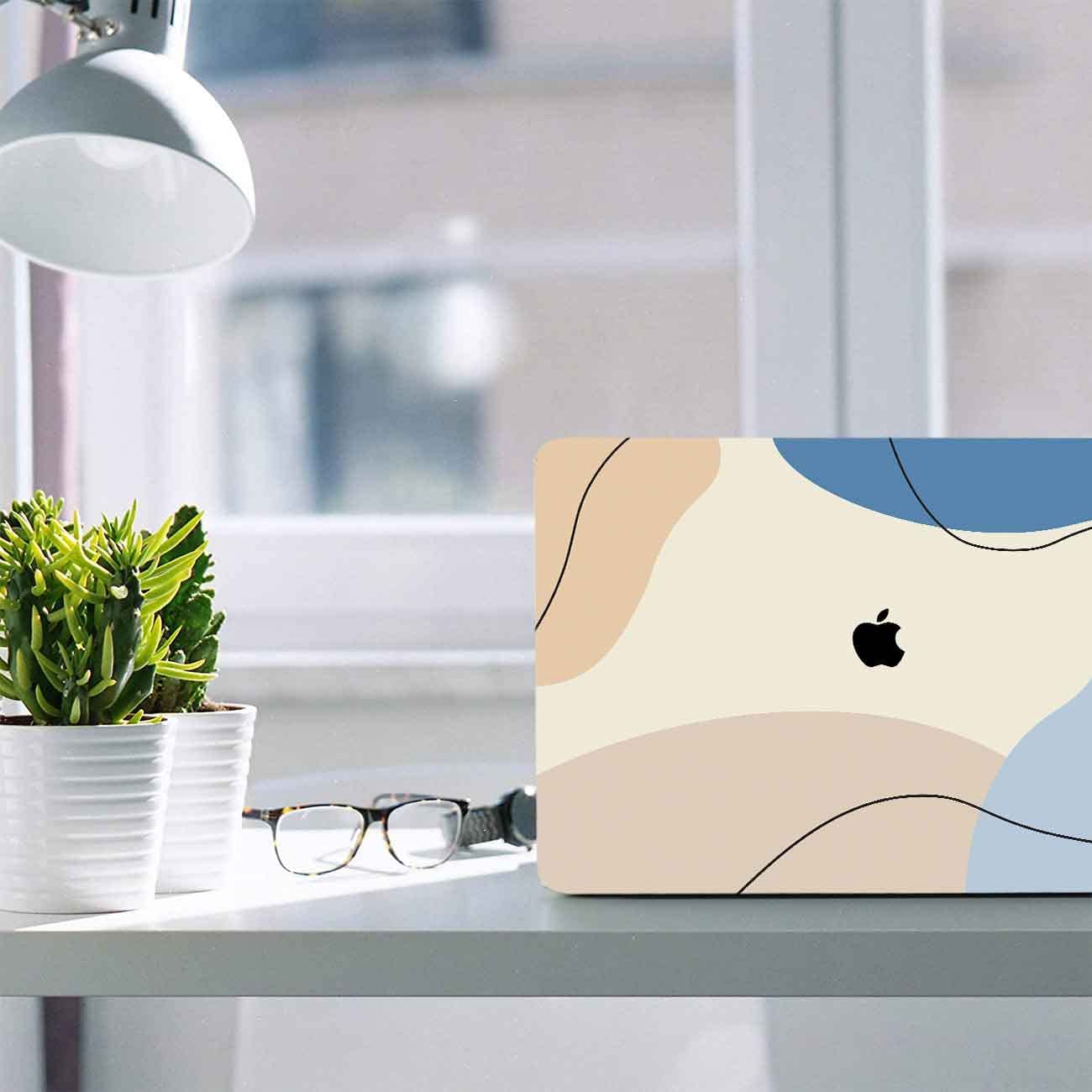 Kotart Vinyl Printed Laptop Skin for Apple Laptop Upto 15.6 Inch - HD Classic Design Printed Laptop Skin ( Blue , 11 x 16 inch )-Kotart