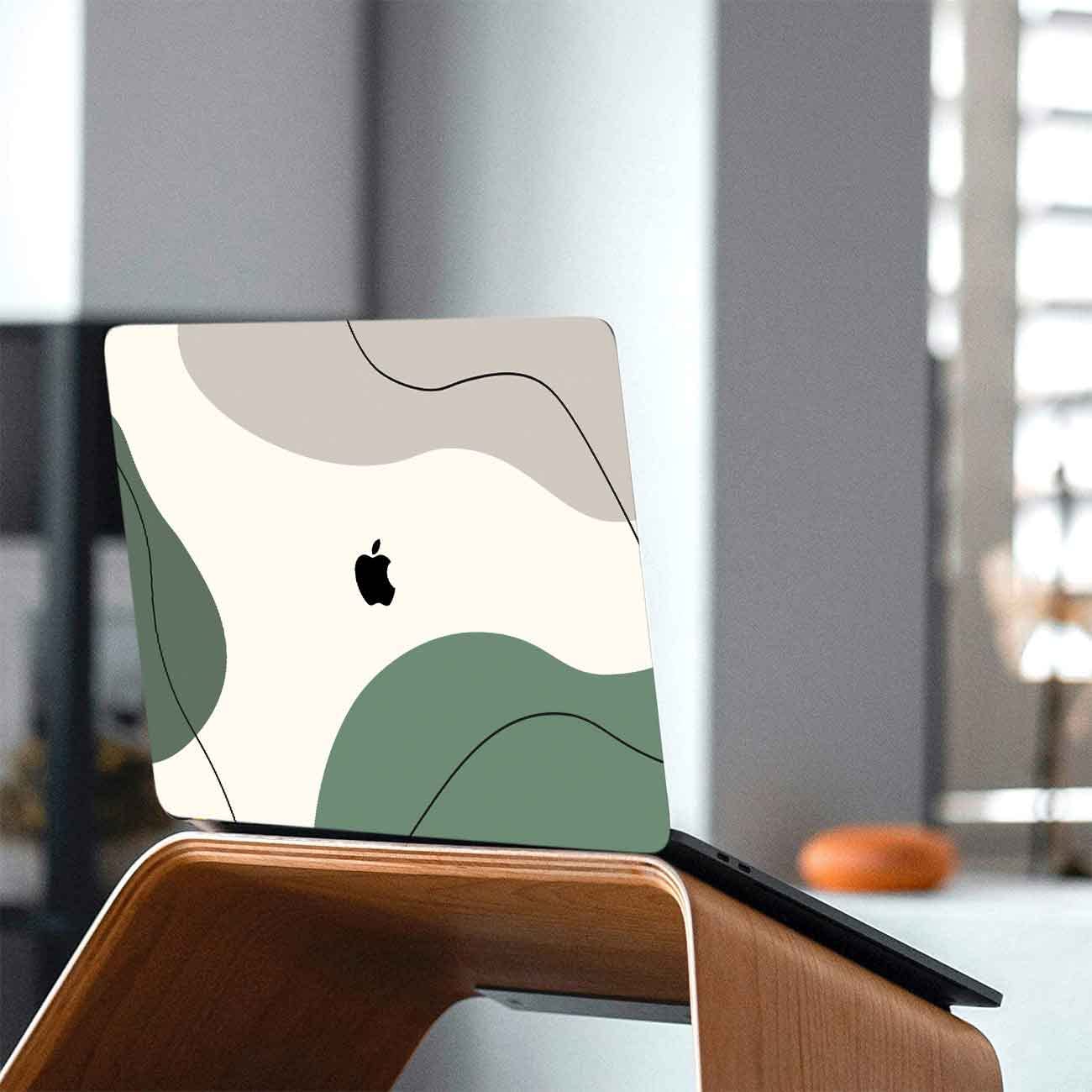 Kotart Vinyl Printed Laptop Skin for Apple Laptop Upto 15.6 Inch - HD Classic Design Printed Laptop Skin ( Green , 11 x 16 inch )-Kotart