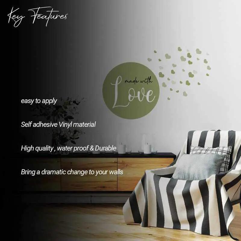 Leaf and Nature Quotes Printed Wall Stickers by Kotart store