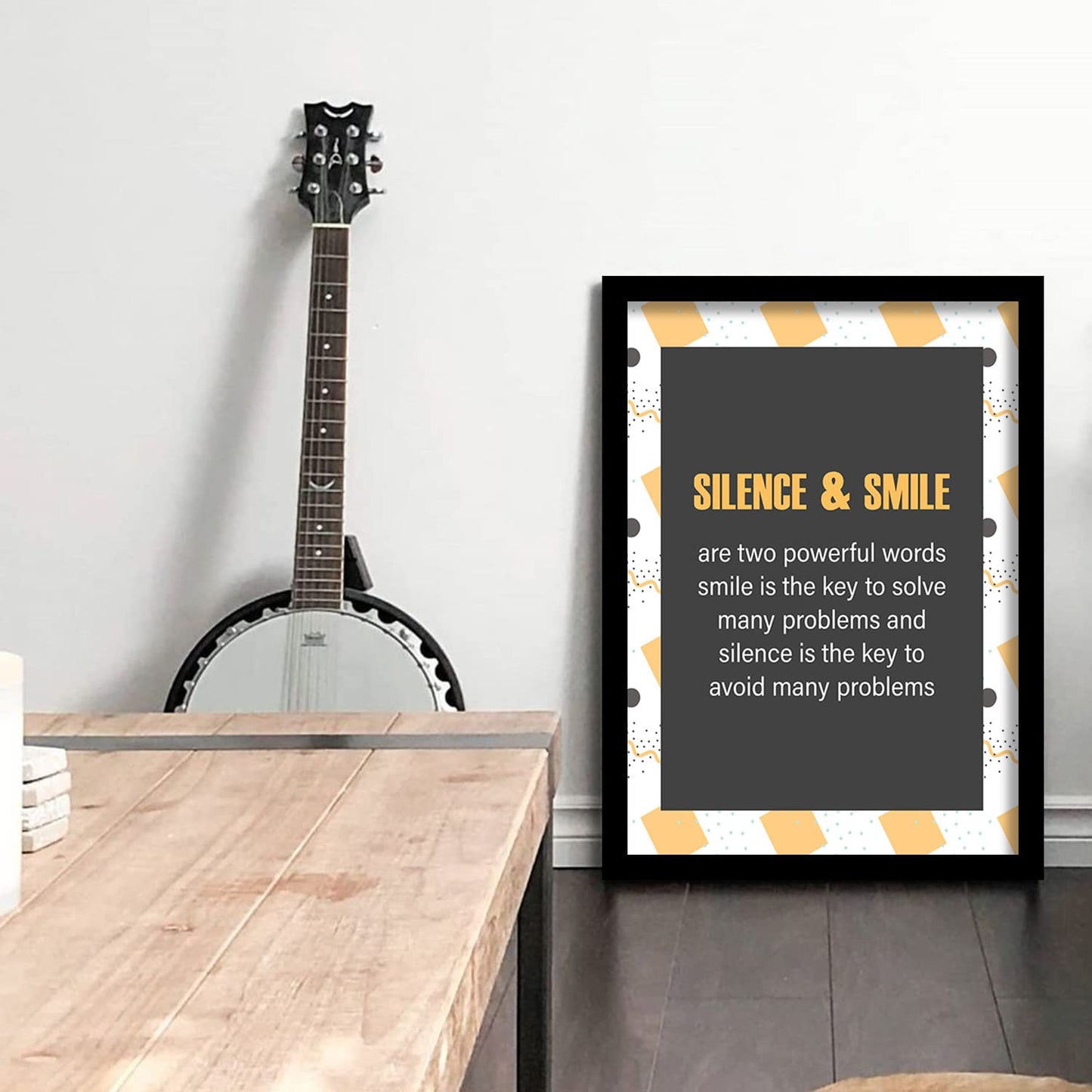 Life Quotes Posters with Frame for Wall Decor-Kotart