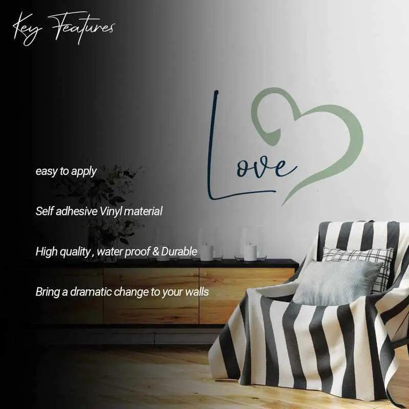 Love Wall Decals for Bedroom Living Room Kids Room Wall Decor-Kotart