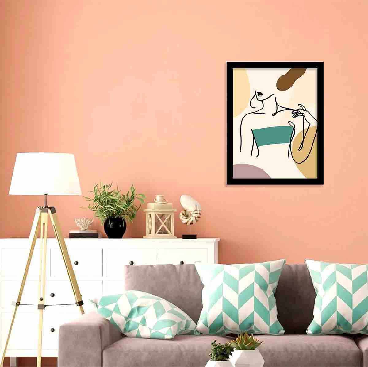 Minimal Modern Art Posters with Frame-Kotart