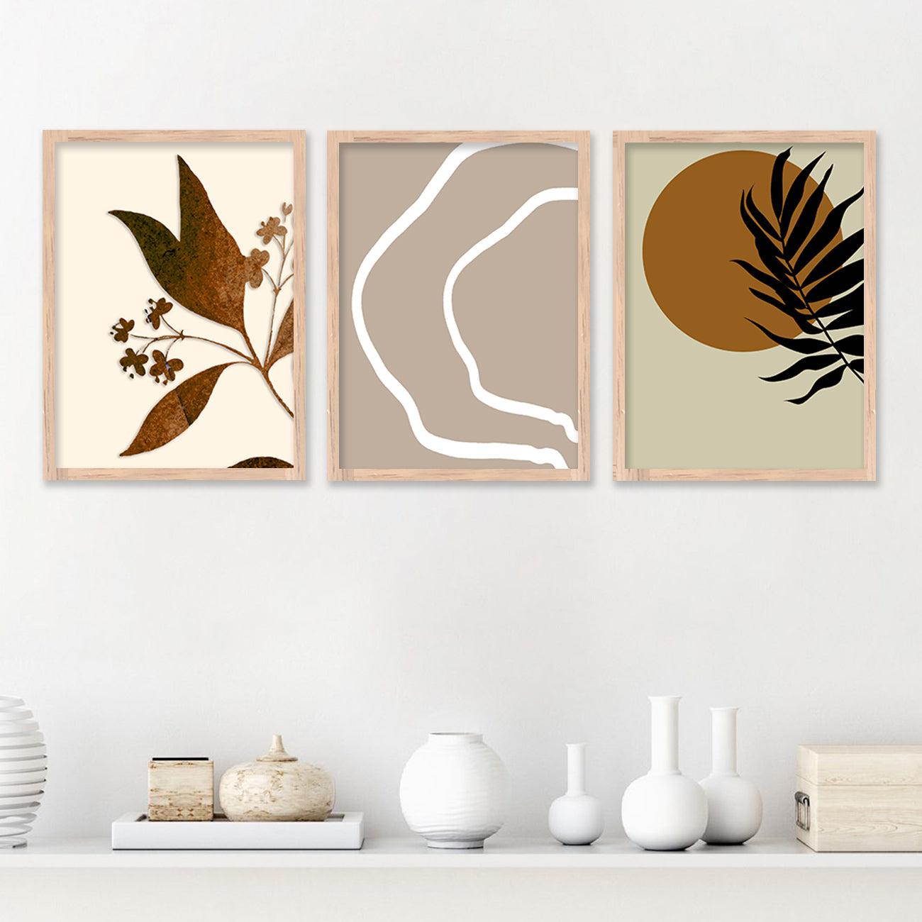 Modern Abstract Wall Decor - Framed Paintings and Posters with Aesthetic Appeal-Kotart