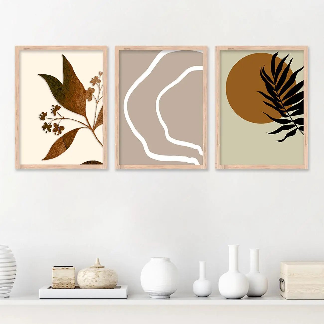 Modern Abstract Wall Decor - Framed Paintings and Posters with Aesthetic Appeal-Kotart