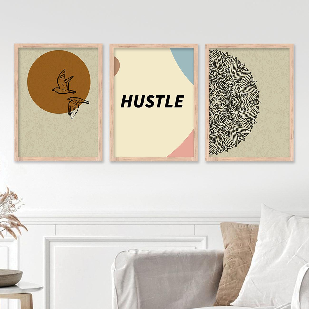 Modern Abstract Wall Decor - Framed Paintings and Posters with Aesthetic Appeal-Kotart