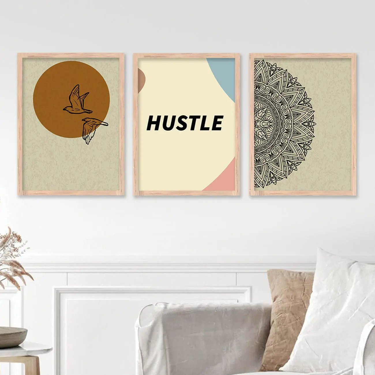 Modern Abstract Wall Decor - Framed Paintings and Posters with Aesthetic Appeal-Kotart