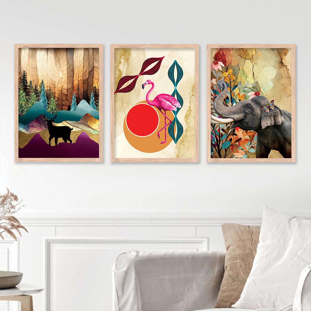 Modern Art Framed Painting for Wall Decoration-Kotart